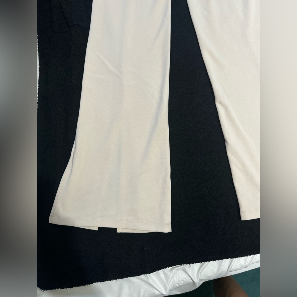 Off White Flared Pants - image 4